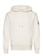 Badge Hoodie Cream Calvin Klein Jeans