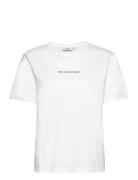 Mschterina Organic Small Logo Tee White MSCH Copenhagen