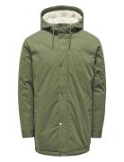 Onsalexander Parka Otw Noos Vd Green ONLY & SONS