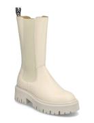 Biagarbi High Chelsea Boot Crust Cream Bianco