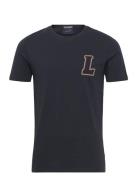 Appliqué Logo Tee Navy Lindbergh