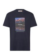 Printed T-Shirt Navy Revolution