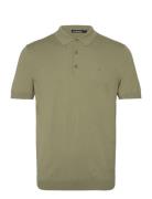 Ridge Rayon Silk Polo Green J. Lindeberg