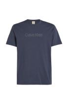 Raised Line Logo T-Shirt Navy Calvin Klein