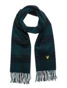 Check Lambswool Scarf Green Lyle & Scott