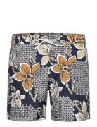 Banks Floral Swim Trunks Navy J. Lindeberg