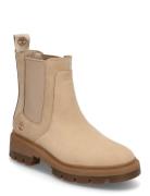 Cortina Valley Mid Chelsea Boot Light Beige Nubuck Cream Timberland