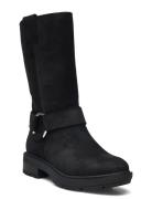 Brimfield Tall Pull On Boot Black Suede Black Timberland