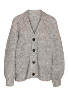 Nmsalsa L/S V Neck Knit Cardigan Fwd Grey NOISY MAY