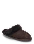 Rhbrisbane Shearling Reversed Slipp Brown Rosemunde