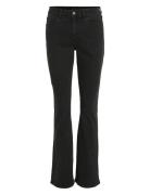 Vibetty Rw Flared Jeans Blk Osc221-Noos Black Vila