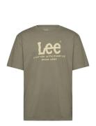 Relaxed Logo Tee Green Lee Jeans