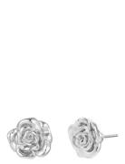 Rosie Stud Earring Silver Bud To Rose