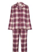 Check Flannel Pyjamas Purple Missya