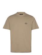 Cotton Jersey Frode Emb Logo Tee Beige Mads Nørgaard