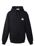 Hoodie W/Back Print Black Hound