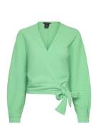 Blouse Pamela Wrap Green Lindex