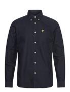 Plain Oxford Shirt Navy Lyle & Scott