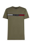 Hilfiger Chest Insert Tee Green Tommy Hilfiger