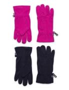 Gloves Fleece - 2 Pcs. Set. Patterned Color Kids