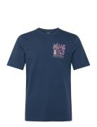 Chest Artwork T-Shirt Navy Scotch & Soda