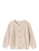 Nmnemlen Lin Ls Knit Card Lil Noos Cream Lil'Atelier