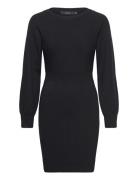 Vmhollykaris Ls O-Neck Dress Ga Boo Black Vero Moda