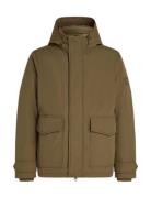 Rockie Down Hooded Jacket Khaki Tommy Hilfiger