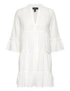 Vmmilan 3/4 Short Dress Wvn White Vero Moda