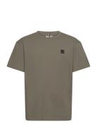 Cave Organic T-Shirt Khaki Fat Moose