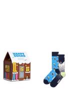 2-Pack Skiing Chalet Gift Set Brown Happy Socks