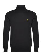 Cotton Merino Turtleneck Jumper Black Lyle & Scott