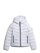 Hooded Fuji Quilt Padded Jkt Cream Superdry