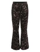 Vmbella Sequins Hw Flared Pant Jrs Girl Black Vero Moda Girl