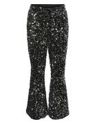 Vmbella Sequins Hw Flared Pant Jrs Girl Black Vero Moda Girl