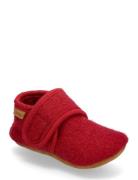 Baby Wool Slippers Red En Fant