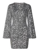 Gwen Sequin Mini Dress Silver Twist & Tango