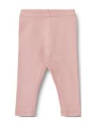 Rib Leggings Maddy Pink Wheat