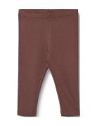 Rib Leggings Maddy Brown Wheat