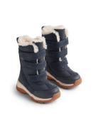 Winterboot Airy Tex Navy Wheat