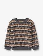 Jacquard Pullover Elias Brown Wheat