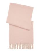 Fringes Two T S Scarf 40X200 Pink Calvin Klein