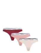 3 Pack Thong Pink Calvin Klein