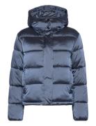 Shiny Monologo Nd Short Puffer Blue Calvin Klein Jeans