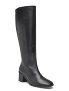 Heel Knee Boot 50 W/Ml Lth Black Calvin Klein