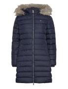 Tjw Essential Hooded Down Coat Navy Tommy Jeans