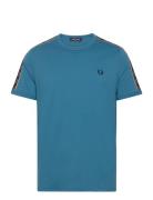 C Tape Ringer T-Shirt Blue Fred Perry