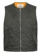 Recy Shine Cole Waistcoat Khaki Mads Nørgaard