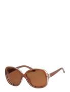 Parker Over D Retro Sunglasses Brown Pilgrim