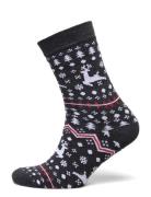 The Stylish Christmas Socks Grey Grey Christmas Sweats